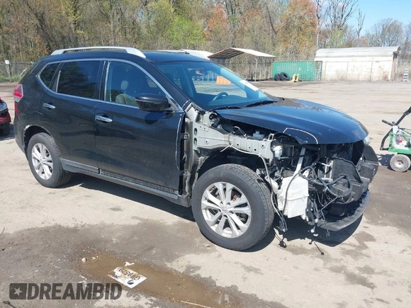 2016 Nissan Rogue SV with VIN KNMAT2MV6GP634539, listed as a IAAI auction lot 41987397 with 108,170 mi miles. Bid and sale history available at carsss.com. Image 1.