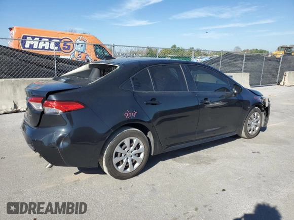 2020 Toyota Corolla LE with VIN JTDEPRAE2LJ013086, listed as a Copart auction lot 48334245 with 67,532 mi miles and Non Repairable. Bid and sale history available at carsss.com. Image 3.