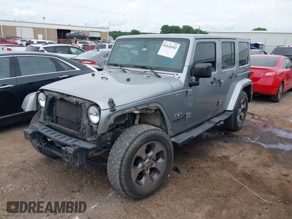 2016 Jeep Wrangler Unlimited Sahara z VIN 1C4BJWEGXGL280016, wystawiony jako IAAI lot #42620102 z przebiegiem 128 232 mil mil oraz . Historia ofert i sprzedaży dostępna na DreamBid. Obrazek 18.