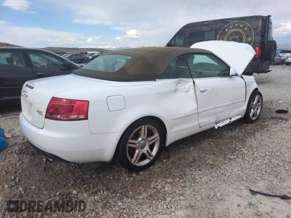 2007 Audi A4 2.0T z VIN WAUDF48H27K037497, wystawiony jako Copart lot #54057075 z przebiegiem 189 794 mil mil oraz Szkoda całkowita • Salvage title. Historia ofert i sprzedaży dostępna na DreamBid. Obrazek 3.