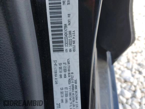 2016 Chrysler 200 C with VIN 1C3CCCEG4GN147984, listed as a Copart auction lot 87426394 with 149,691 mi miles and Clean Title. Bid and sale history available at carsss.com. Image 12.
