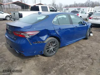 2023 Toyota Camry SE with VIN 4T1G11AK5PU094439, listed as a IAAI auction lot 41625944 with 27,743 mi miles. Bid and sale history available at carsss.com. Image 4.