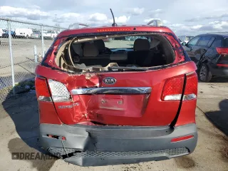 2011 Kia Sorento LX with VIN 5XYKT4A23BG083170, listed as a Copart auction lot 44456045 with 197,621 mi miles and Clean Title. Bid and sale history available at carsss.com. Image 6.