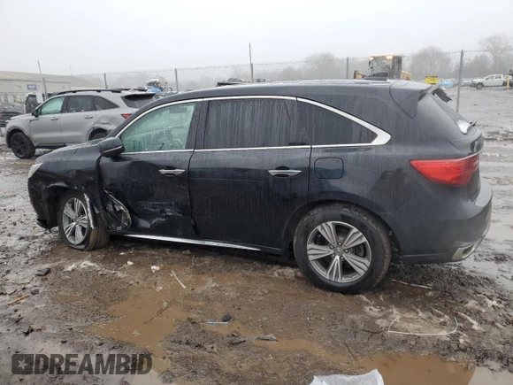 2019 Acura MDX with VIN 5J8YD4H34KL037360, listed as a Copart auction lot 44681835 with 86,304 mi miles and Salvage Title. Bid and sale history available at carsss.com. Image 2.
