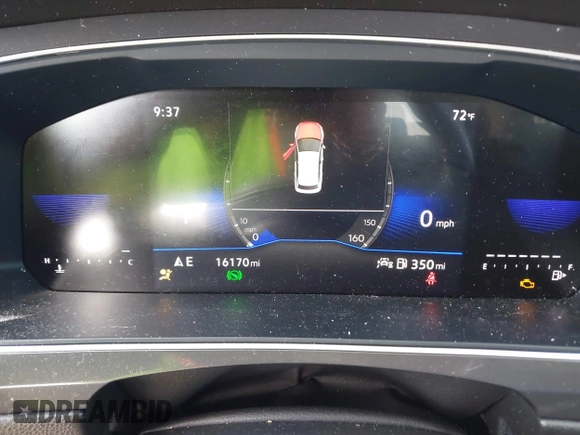 2024 Volkswagen Tiguan SE with VIN 3VVNB7AXXRM031028, listed as a IAAI auction lot 41832841 with 16,170 mi miles and . Bid and sale history available at DreamBid. Image 7.