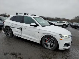 2018 Audi SQ5 Premium Plus with VIN WA1A4AFY7J2238987, listed as a Copart auction lot 82103784 with 57,879 mi miles and Salvage Title. Bid and sale history available at DreamBid. Image 4.
