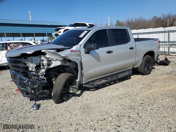 2019 Chevrolet Silverado 1500 LT Trail Boss with VIN 1GCPYFED5KZ360806, listed as a Copart auction lot 48714005 with 105,547 mi miles and Salvage Title. Bid and sale history available at carsss.com. Image 1.