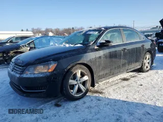 2012 Volkswagen Passat SE with VIN 1VWBP7A30CC083614, listed as a Copart auction lot 89111025 with 270,207 mi miles and Salvage Title. Bid and sale history available at carsss.com. Image 1.