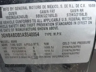 2010 Chevrolet HHR 1LT с VIN 3GNBABDB5AS540054, выставлен на аукционе IAAI как лот 42756313 с пробегом 110 868 миль миль и . История ставок и продаж доступна на DreamBid. Изображение 9.