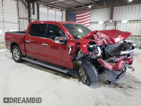 2023 Ford F-150 XL with VIN 1FTFW1E53PFA44651, listed as a Copart auction lot 45546615 with 32,182 mi miles and Salvage Title. Bid and sale history available at carsss.com. Image 4.