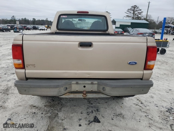 1995 Ford Ranger Splash with VIN 1FTCR10A7STA52907, listed as a Copart auction lot 45774835 with 186,751 mi miles and Salvage Title. Bid and sale history available at carsss.com. Image 6.