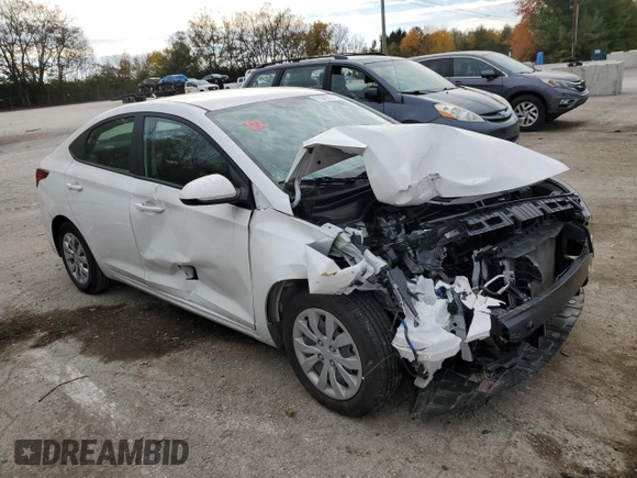2022 Hyundai Accent SEL with VIN 3KPC24A64NE165646, listed as a Copart auction lot 73515173 with 19,825 mi miles. Bid and sale history available at carsss.com. Image 4.