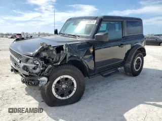2023 Ford Bronco with VIN 1FMDE5CP5PLB20907, listed as a Copart auction lot 41809134 with 14,509 mi miles. Bid and sale history available at carsss.com. Image 1.