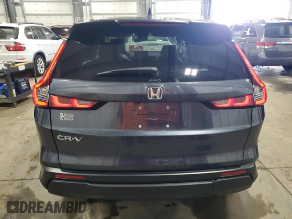 2023 Honda CR-V EX-L with VIN 2HKRS4H79PH408858, listed as a Copart auction lot 46674555 with 69,056 mi miles and Salvage Title. Bid and sale history available at carsss.com. Image 6.
