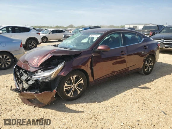 2023 Nissan Sentra SV z VIN 3N1AB8CV9PY316388, wystawiony jako Copart lot #50503465 z przebiegiem 29 697 mil mil oraz Szkoda całkowita • Salvage title. Historia ofert i sprzedaży dostępna na DreamBid. Obrazek 1.