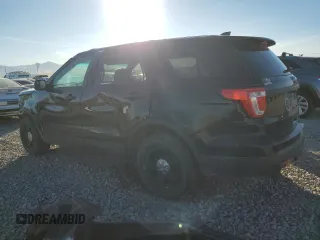 2016 Ford Utility Police Interceptor with VIN 1FM5K8AR4GGC07998, listed as a Copart auction lot 81365434 with 0 mi miles and Salvage Title. Bid and sale history available at carsss.com. Image 2.