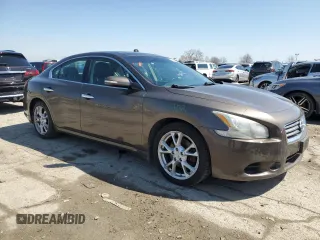 2013 Nissan Maxima SV with VIN 1N4AA5AP8DC817754, listed as a Copart auction lot 52670075 with 90,054 mi miles and Salvage Title. Bid and sale history available at DreamBid. Image 4.