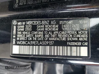 1990 Mercedes-Benz 560 with VIN WDBCA39E7LA509137, listed as a Copart auction lot 70086544 with 167,102 mi miles and Clean Title. Bid and sale history available at DreamBid. Image 12.