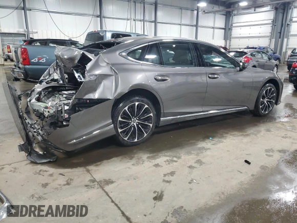 2023 Lexus LS с VIN JTHG5LGF3P5011789, выставлен на аукционе Copart как лот 48991195 с пробегом 4 054 миль миль и Списание • Salvage title. История ставок и продаж доступна на DreamBid. Изображение 3.