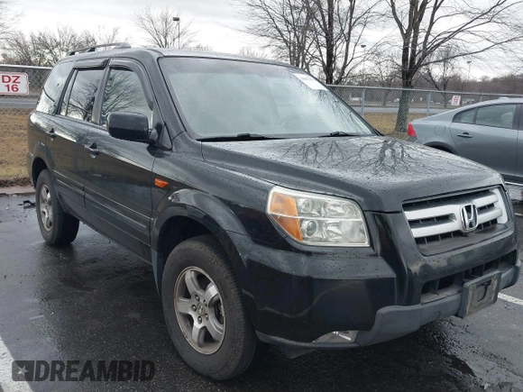 2006 Honda Pilot EX with VIN 2HKYF18476H504328, listed as a IAAI auction lot 40746937 with 232,826 mi miles and . Bid and sale history available at DreamBid. Image 1.