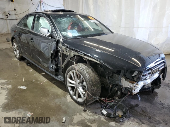 2016 Audi S4 Premium Plus with VIN WAUBGAFL5GA009709, listed as a Copart auction lot 71968184 with 49,444 mi miles and Salvage Title. Bid and sale history available at carsss.com. Image 4.
