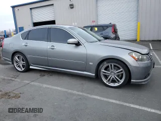 2007 Infiniti M45 Sdn with VIN JNKBY01E67M403204, listed as a Copart auction lot 84454254 with 167,222 mi miles and Salvage Title. Bid and sale history available at carsss.com. Image 4.