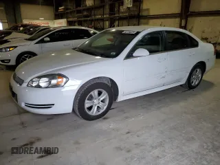 2015 Chevrolet Impala LS with VIN 2G1WA5E38F1124997, listed as a Copart auction lot 53738225 with 129,678 mi miles and Salvage title. Bid and sale history available at DreamBid. Image 1.