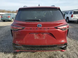 2024 Toyota Sienna XSE with VIN 5TDXSKFC4RS112915, listed as a Copart auction lot 82203294 with 0 mi miles and Salvage Title. Bid and sale history available at carsss.com. Image 6.