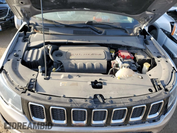 2019 Jeep Compass Limited with VIN 3C4NJCCB0KT662863, listed as a Copart auction lot 65089042 with 83,400 mi miles and Salvage Title. Bid and sale history available at carsss.com. Image 7.
