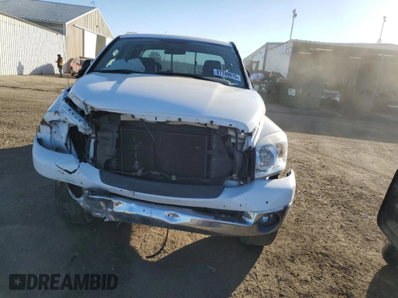 2007 Dodge Ram 2500 SLT with VIN 3D7KS28A47G840547, listed as a Copart auction lot 87749915 with 166,124 mi miles and Salvage Title. Bid and sale history available at carsss.com. Image 5.