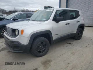 2018 Jeep Renegade Sport with VIN ZACCJBAB6JPJ43260, listed as a Copart auction lot 51775635 with 163,143 mi miles and Salvage Title. Bid and sale history available at DreamBid. Image 1.