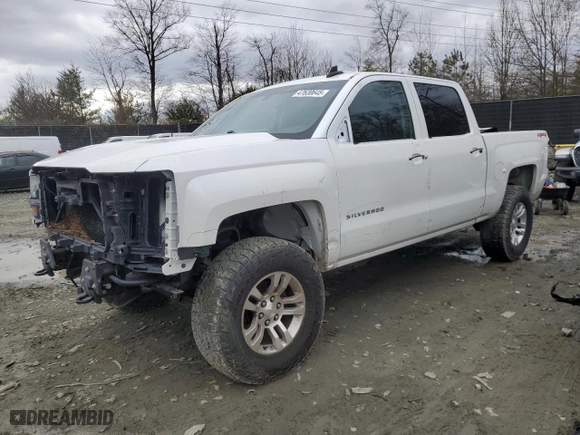 2016 Chevrolet Silverado 1500 LT with VIN 3GCUKREC6GG210658, listed as a Copart auction lot 47630645 with 109,187 mi miles and Salvage Title. Bid and sale history available at carsss.com. Image 1.