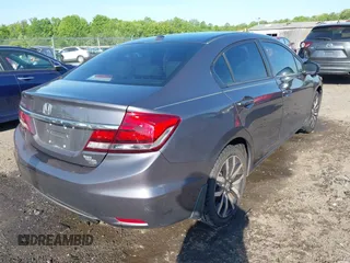 2014 Honda Civic EX-L with VIN 2HGFB2F92EH546440, listed as a IAAI auction lot 42116196 with 176,535 mi miles and . Bid and sale history available at DreamBid. Image 4.