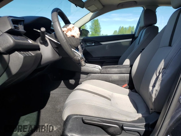 2016 Honda Civic EX with VIN 19XFC2F76GE247803, listed as a Copart auction lot 55691015 with 82,120 mi miles and Salvage Title. Bid and sale history available at DreamBid. Image 7.