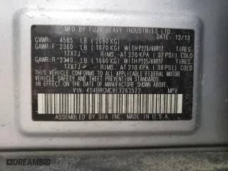 2014 Subaru Outback 2.5i Limited with VIN 4S4BRCMC8E3263522, listed as a Copart auction lot 48187155 with 93,248 mi miles and Salvage Title. Bid and sale history available at carsss.com. Image 12.