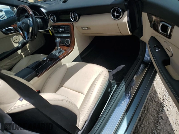 2012 Mercedes-Benz SLK 350 with VIN WDDPK5HA9CF017809, listed as a Copart auction lot 56926895 with 106,692 mi miles and Clean title. Bid and sale history available at DreamBid. Image 8.