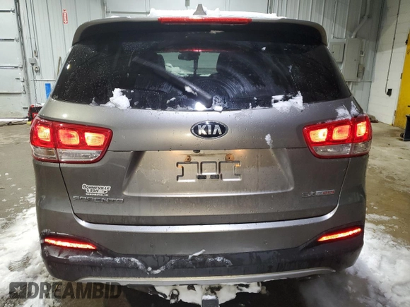 2016 Kia Sorento EX with VIN 5XYPHDA15GG003728, listed as a Copart auction lot 43849025 with 142,620 mi miles and Salvage Title. Bid and sale history available at DreamBid. Image 6.