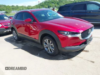 2024 Mazda CX-30 S Carbon Edition with VIN 3MVDMBCMXRM619875, listed as a IAAI auction lot 42124916 with 21,173 mi miles and . Bid and sale history available at DreamBid. Image 1.