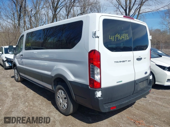 2023 Ford Transit Passenger XL with VIN 1FBAX2YG2PKA45201, listed as a IAAI auction lot 41796428 with 34,040 mi miles and . Bid and sale history available at DreamBid. Image 3.