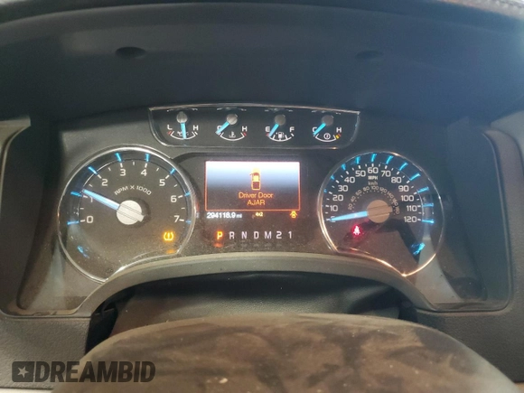 2012 Ford F-150 XL with VIN 1FTFW1ET8CFA13985, listed as a Copart auction lot 52502015 with 294,118 mi miles and Salvage Title. Bid and sale history available at DreamBid. Image 9.
