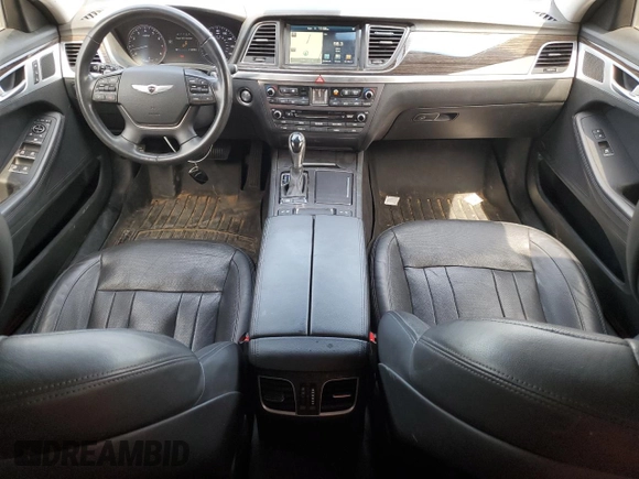2016 Hyundai Genesis 3.8L with VIN KMHGN4JE9GU111176, listed as a Copart auction lot 48830564 with 113,648 mi miles. Bid and sale history available at carsss.com. Image 8.