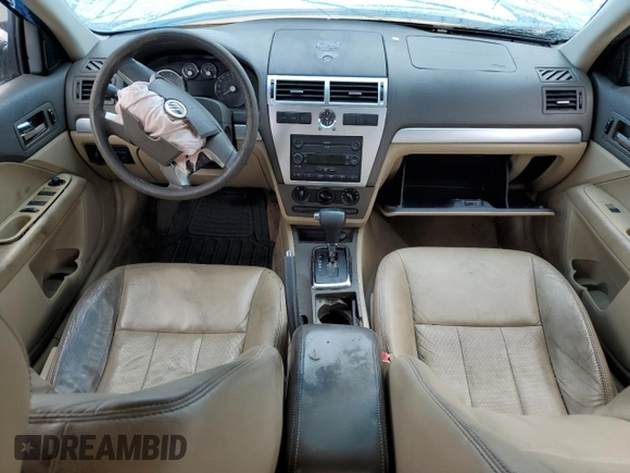 2006 Mercury Milan Premier with VIN 3MEFM08Z56R610100, listed as a Copart auction lot 48960835 with 0 mi miles and Salvage Title. Bid and sale history available at carsss.com. Image 8.