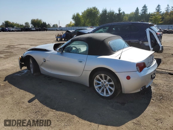 2008 BMW Z4 3.0si with VIN 4USBU53528LX04447, listed as a Copart auction lot 71163054 with 138,920 mi miles and Salvage title. Bid and sale history available at DreamBid. Image 2.