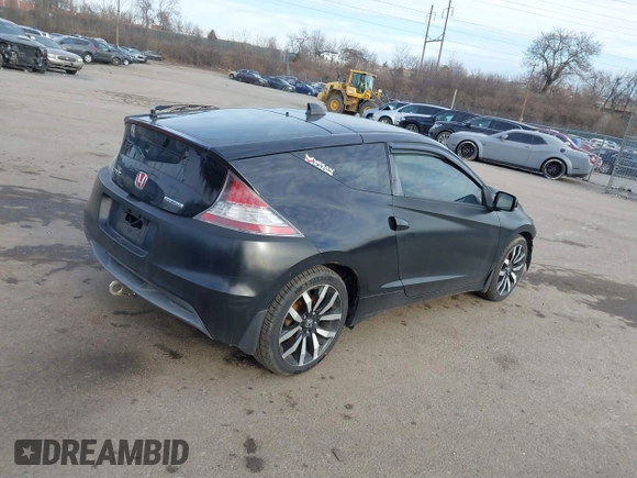 2011 Honda CR-Z EX with VIN JHMZF1D62BS000890, listed as a IAAI auction lot 41651835 with 182,348 mi miles. Bid and sale history available at carsss.com. Image 4.