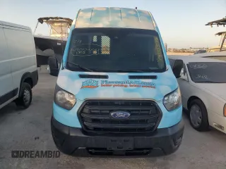 2021 Ford Transit Cargo with VIN 1FTBW3X84MKA65772, listed as a Copart auction lot 74115594 with Not Provided miles and Salvage Title. Bid and sale history available at DreamBid. Image 5.