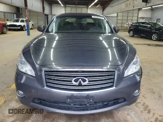 2013 Infiniti M with VIN JN1BY1AR3DM603157, listed as a Copart auction lot 73196754 with 77,332 mi miles and Salvage Title. Bid and sale history available at DreamBid. Image 5.