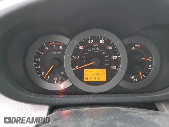 2007 Toyota RAV4 with VIN JTMZD33V475074670, listed as a Copart auction lot 88196005 with 188,887 mi miles and Non Repairable. Bid and sale history available at carsss.com. Image 9.