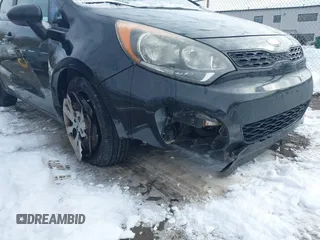 2013 Kia Rio LX with VIN KNADM5A37D6194117, listed as a IAAI auction lot 41522784 with 125,325 mi miles. Bid and sale history available at carsss.com. Image 6.