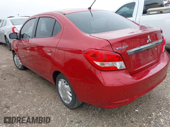2017 Mitsubishi Mirage ES with VIN ML32F3FJ4HHF08080, listed as a IAAI auction lot 42182294 with 61,709 mi miles and . Bid and sale history available at DreamBid. Image 3.
