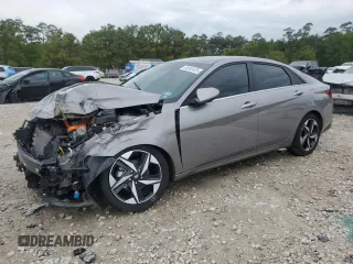 2023 Hyundai Elantra Limited z VIN KMHLN4AJXPU092018, wystawiony jako Copart lot #50382425 z przebiegiem 22 789 mil mil oraz Szkoda całkowita • Salvage title. Historia ofert i sprzedaży dostępna na DreamBid. Obrazek 1.